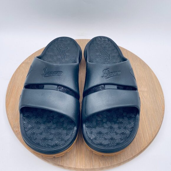 Danner Shoes Mens 9 Black Rubber Slip On Waterproof Slides Outdoor main image 10